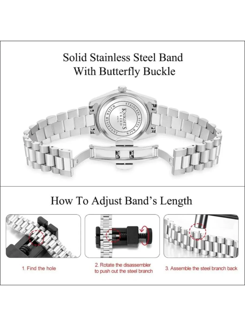 Elegant Women's Classic Dress Watch with Crystal Accents - Timeless Style